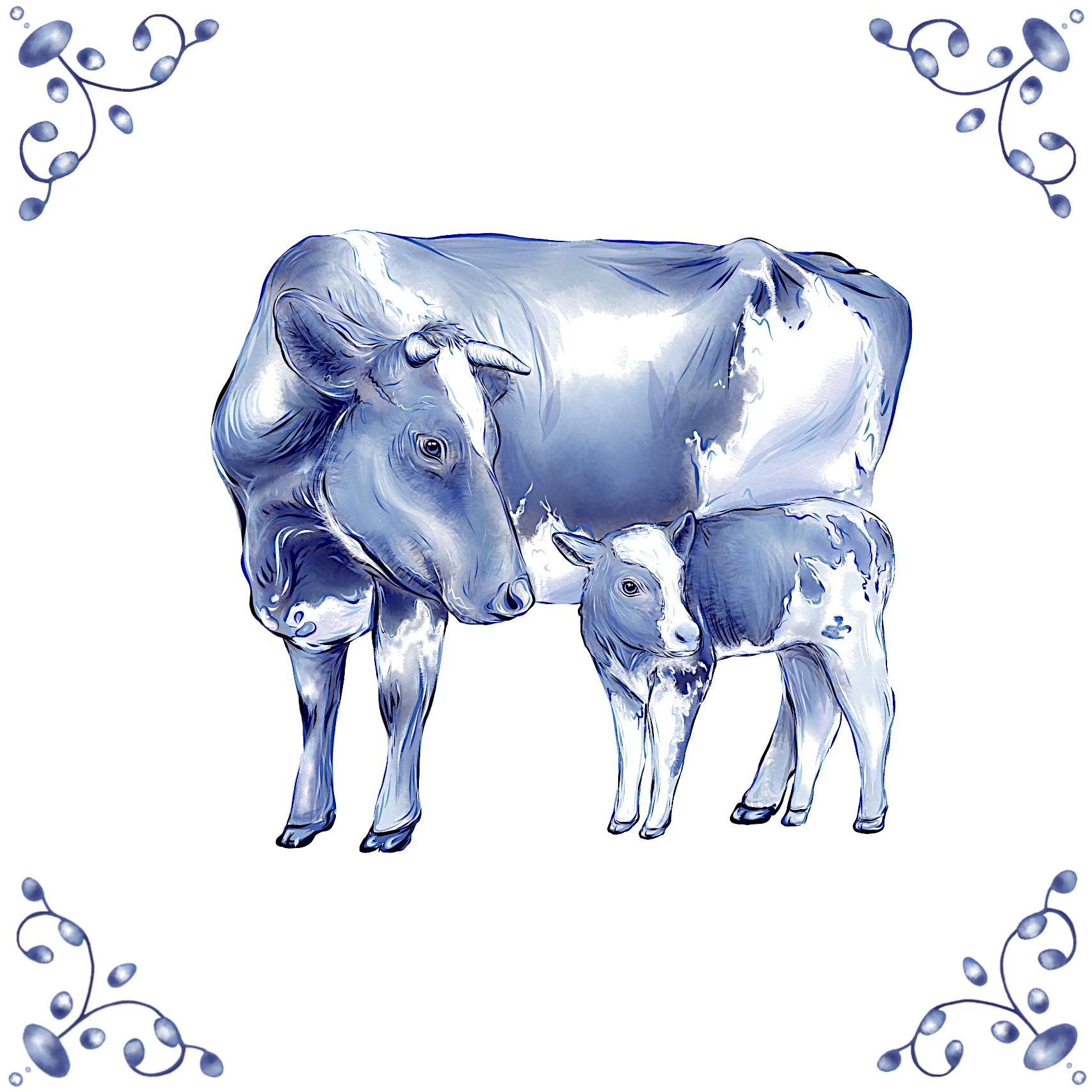 Ceramic Tiles - Farm Animals