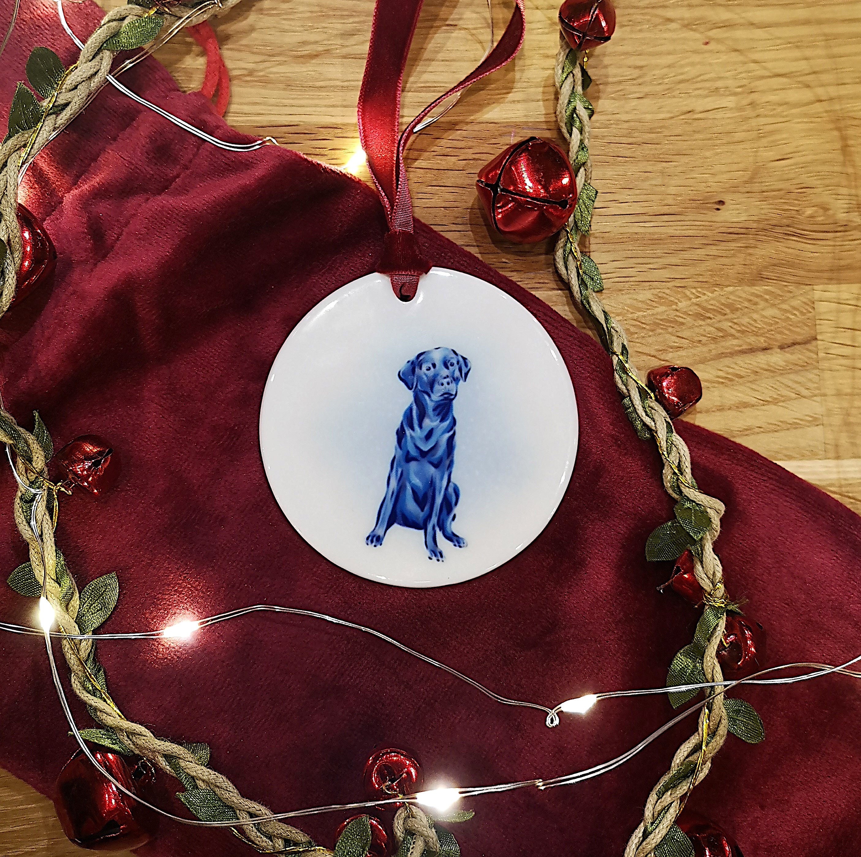Delft Blue Ceramic Tile / Ornament- Unique Personalised Animal / Pet / House etc Tile︱Bathroom Tiles, Splashback, Modern Dutch Style